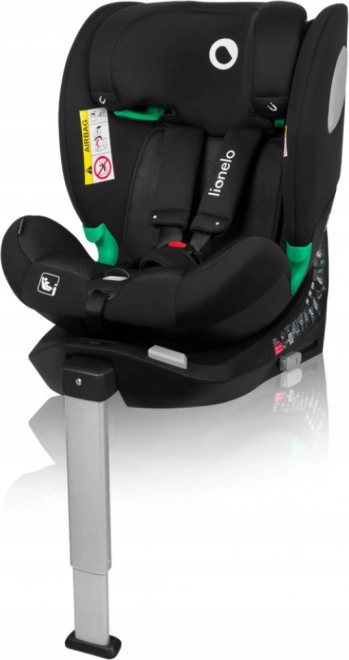 Lionelo gyermek autósülés Braam Air i-Size 40-150 cm fekete