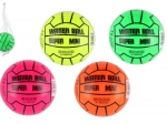 Mini vízilabda 14 cm hálóban – 4 neon szín