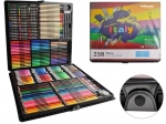 Festő és rajzkészlet bőröndben 288 darab