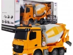 Mercedes-Benz Arocs betonkeverő gyerekeknek 6+ távvezérelt modell 1:20 hangokkal és fényekkel