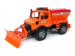 Bruder Mercedes-Benz Unimog sószóró hóekével