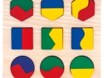 Bino fa puzzle – geometrikus formák