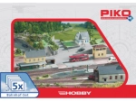 Piko Hobby Neustadt vasútállomás építőkészlet, 5 részes