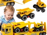 Woopie vontató jármű kotróval és billenőplatóval