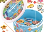 Tooky Toy mágneses horgászjáték – fa készlet