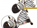 Plüss játék zebra fekete-fehér 25 cm