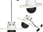 Gyerek pogo ugráló panda egyensúlyfejlesztéshez, fekete-fehér