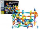 Világító mágneses golyópálya, 110 darab