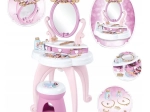 Smoby Disney Princess 2 az 1-ben fésülködőasztal forgatható tükörrel és székkel