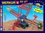 MERKUR 5 építőkészlet – nagy, fém szerkezeti készlet 84 modellhez