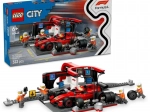 LEGO City F1 boxkiállás és szerelők FERRARI együlésessel