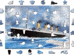 WOODEN CITY Fa puzzle Titanic 2 az 1-ben, 505 darab EKO
