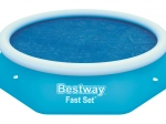244 cm-es BESTWAY Fast Set napelemes medencetakaró fólia