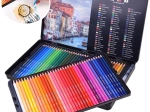Akvarell ceruza készlet fém tokban, 72 szín