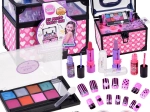 Gyermek sminkes kozmetikai bőrönd sminkkellékekkel