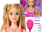 Barbie fésülhető és formázható fej kiegészítőkkel, 20 darab