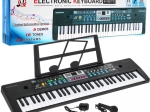 61 billentyűs keyboard USB-vel és Bluetooth-szal kezdőknek MQ-605UFB