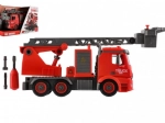 Csavarozható tűzoltóautó 36 cm fénnyel és hanggal, vizet spriccel