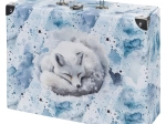 Baagl összehajtható iskolai koffer Polar fémveretekkel