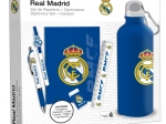 REAL MADRID ajándékcsomag – 650 ml kulacs, jegyzetfüzet és toll