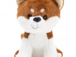 Plüss Shiba Inu kutya barna-fehér 20 cm