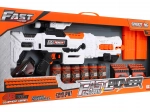 Elektromos gyerek blaster Fast Pioneer 8+ tartozékokkal és 48 hablövedékkel