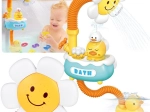 Gyerek fürdőjáték – virágos zuhany kiskacsával