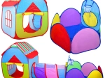 Gyermek sátor 3 az 1-ben alagúttal és karámmal
