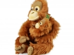 Plüss orangután kölyökkel, 28 cm, ECO-FRIENDLY