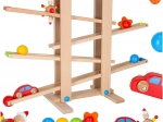 Fa golyópálya szett Montessori XXL