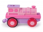 Bigjigs Rail elektromos mozdony, rózsaszín