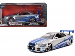 Rychle és Zběsile 2002 Nissan Skyline GTR-R R34 modellautó 1:24