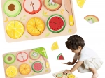 Montessori fa gyümölcs szeleteléshez, 23 darab