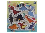 Vízre ragasztható dinoszauruszok gyerekeknek