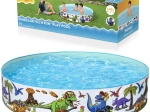 Bestway felfújható gyerekmedence dinoszaurusz mintával 183 × 38 cm