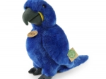 Plüss jácintkék ara papagáj 25 cm, környezetbarát