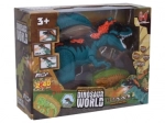 Dinoszaurusz effektekkel, RC távirányítással, 30 cm