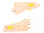 Bigjigs Rail fa váltó 2 db gyermekvasútakhoz