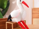Plüss gólya – puha, ölelhető játék 37 cm