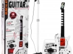 Gyermek zenei készlet elektromos gitárral, erősítővel és mikrofonnal 6 éves kortól