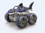 Amphibiás cápás távirányítós autó kék