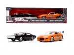 Gyors és dühös Toyota Supra és Dodge Charger 1:32 twin pack