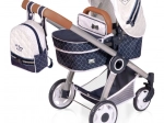 Összecsukható 3 az 1-ben babakocsi babáknak hátizsákkal top collection 70 cm