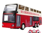 Kétemeletes RC busz 1:18 piros távirányítóval
