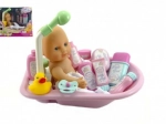 Fürdethető babák káddal és kiegészítőkkel