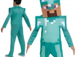 Gyermek Steve jelmez gyémánt páncélban Minecraft 127–136 cm (7–8 év)
