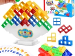 Tetris Tower 3D Építőjáték - Egyensúlyozó Játék