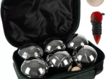 Pétanque készlet – 6 fémgolyó tokkal