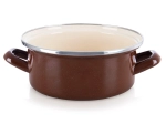 Zománcozott fazék Brown 20,5 cm, 2,2 l