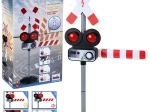 Vasúti átjárót jelző közlekedési tábla fény- és hangjelzéssel, 78 cm KLEIN